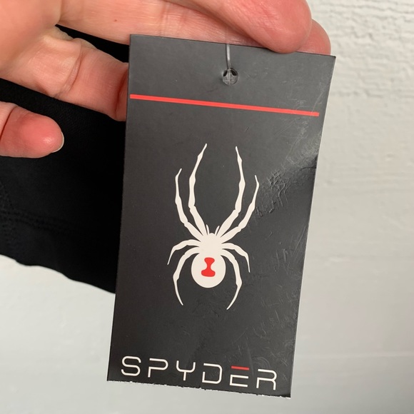 Spyder pullover hoodie ladies Hayer NWT black Large pockets high low - Picture 4 of 8